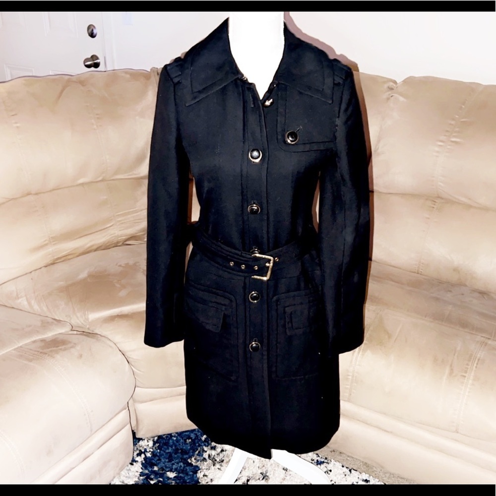Tory Burch Wool Pea Coat View 2